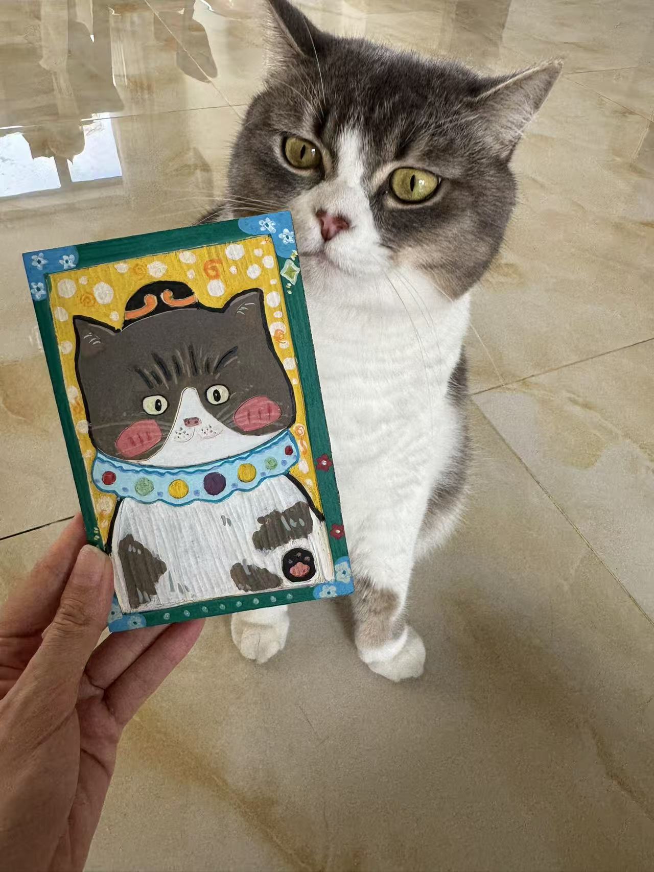 木板宠物版画案例