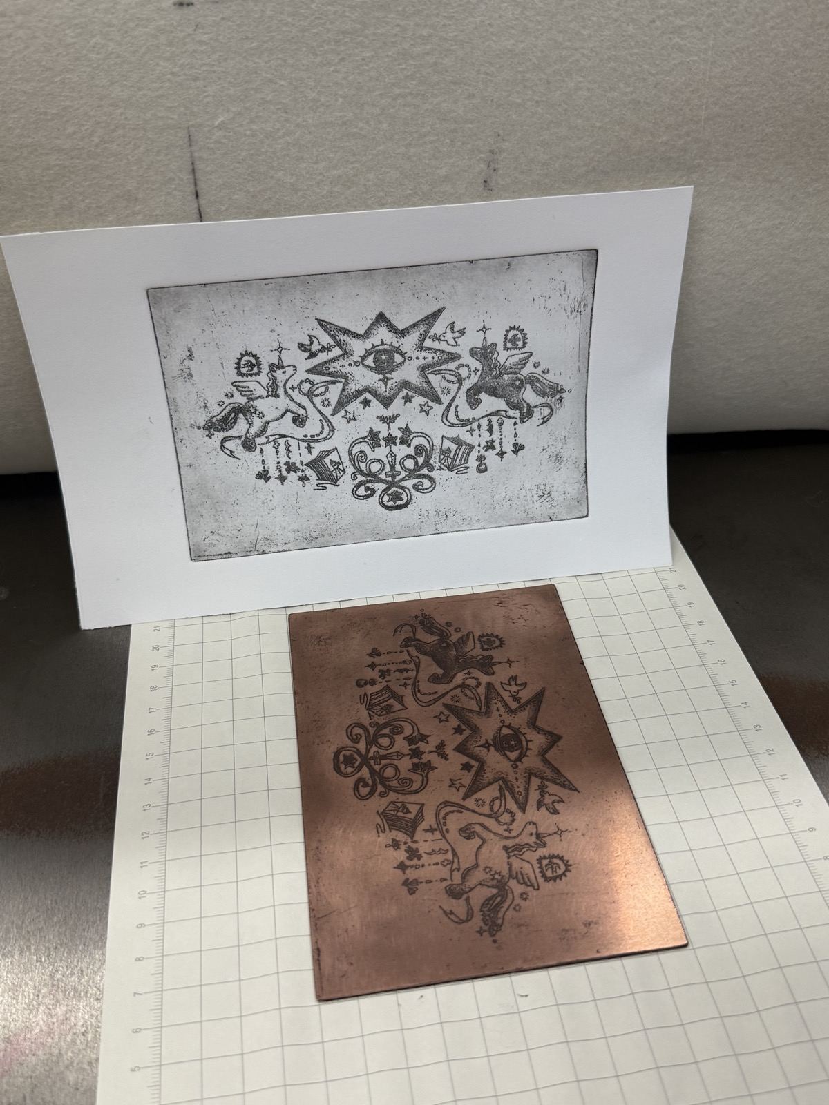 凹版学员作品