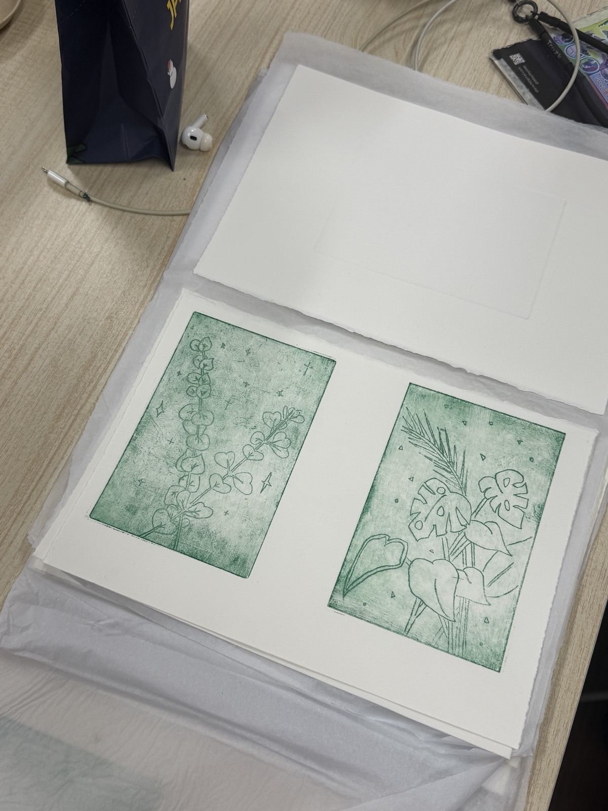 凹版学员作品
