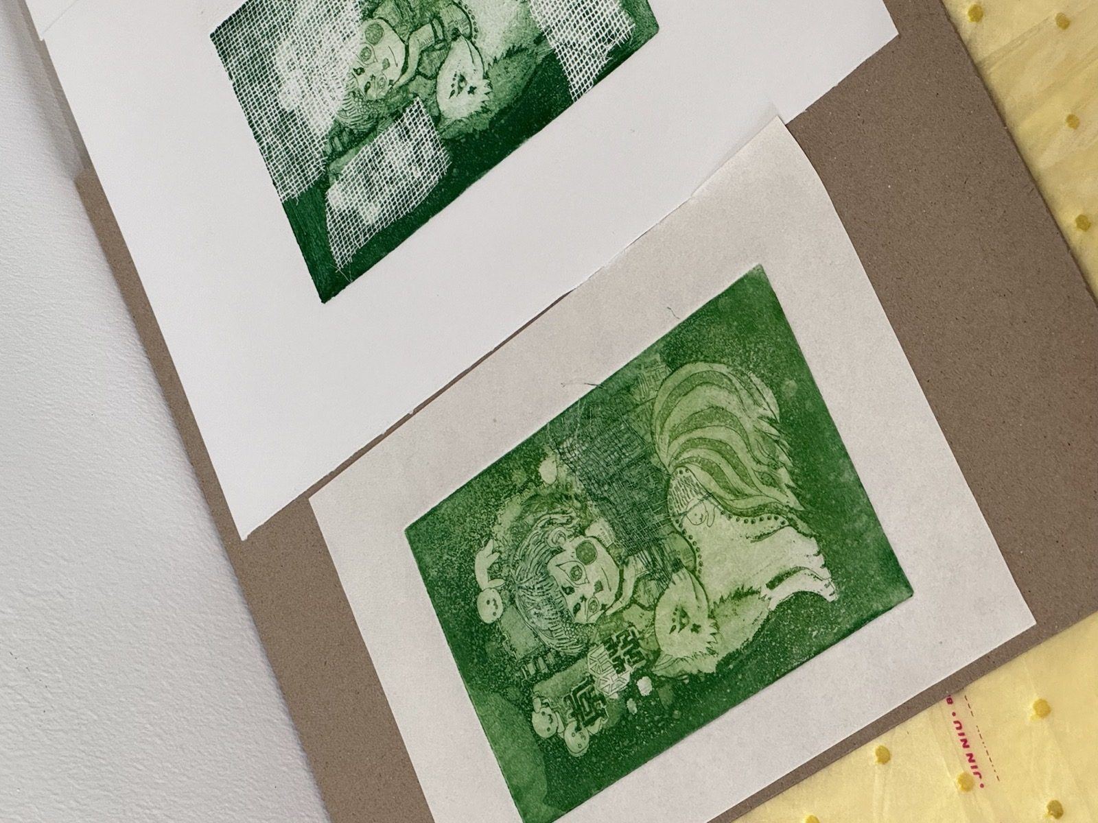 凹版学员作品